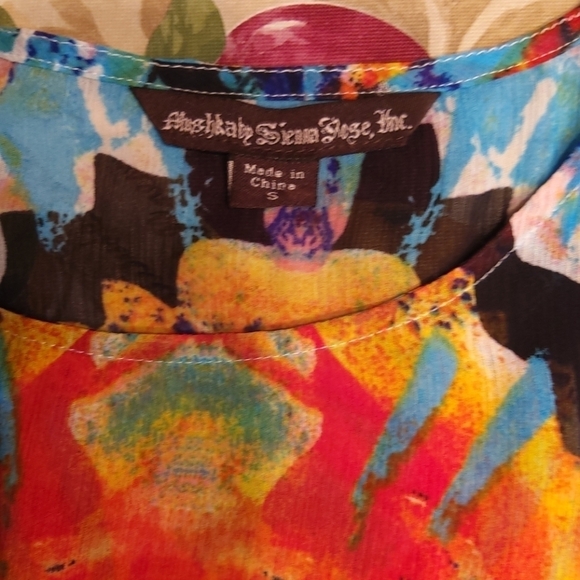 MUSHKA BY SIENNA ROSE hippie peasant top - Picture 4 of 5